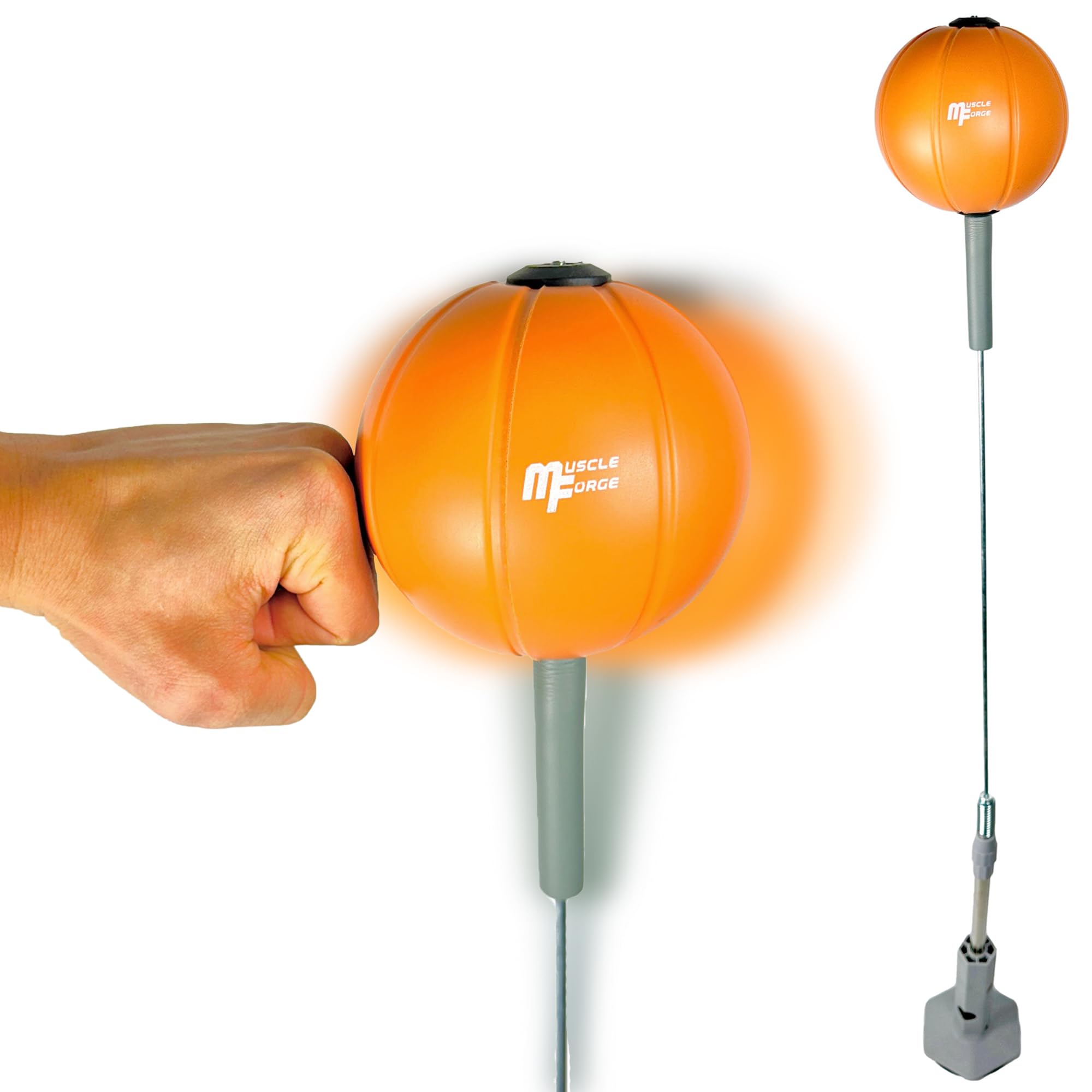 Punching Reflex Ball con Ventosa, Altura Ajustable 139–154 cm, Saco de Boxeo de Pie para Entrenamiento de Velocidad, Reflejos y Coordinación en Casa, Punching Ball Boxeo