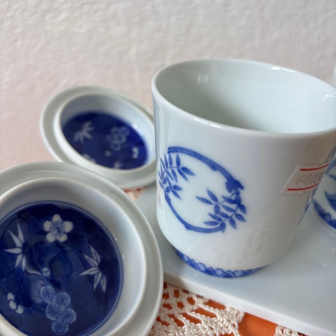 1836 深川製磁 富士山文 茶器セット 急須1客 湯呑5客 Amazon.co.