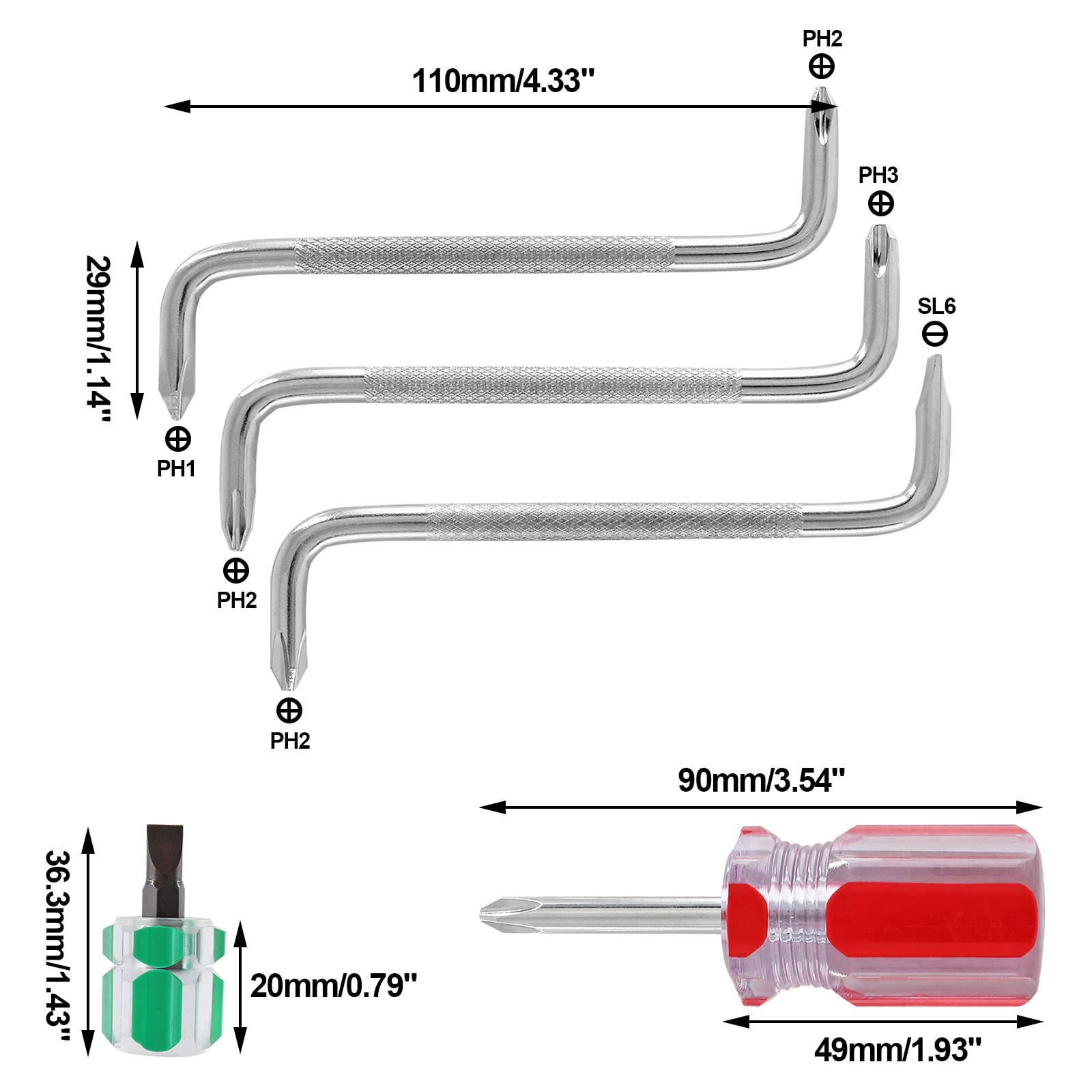 Amazon.com: LDEXIN 7 in 1 Magnetic Screwdriver Set Z-Type