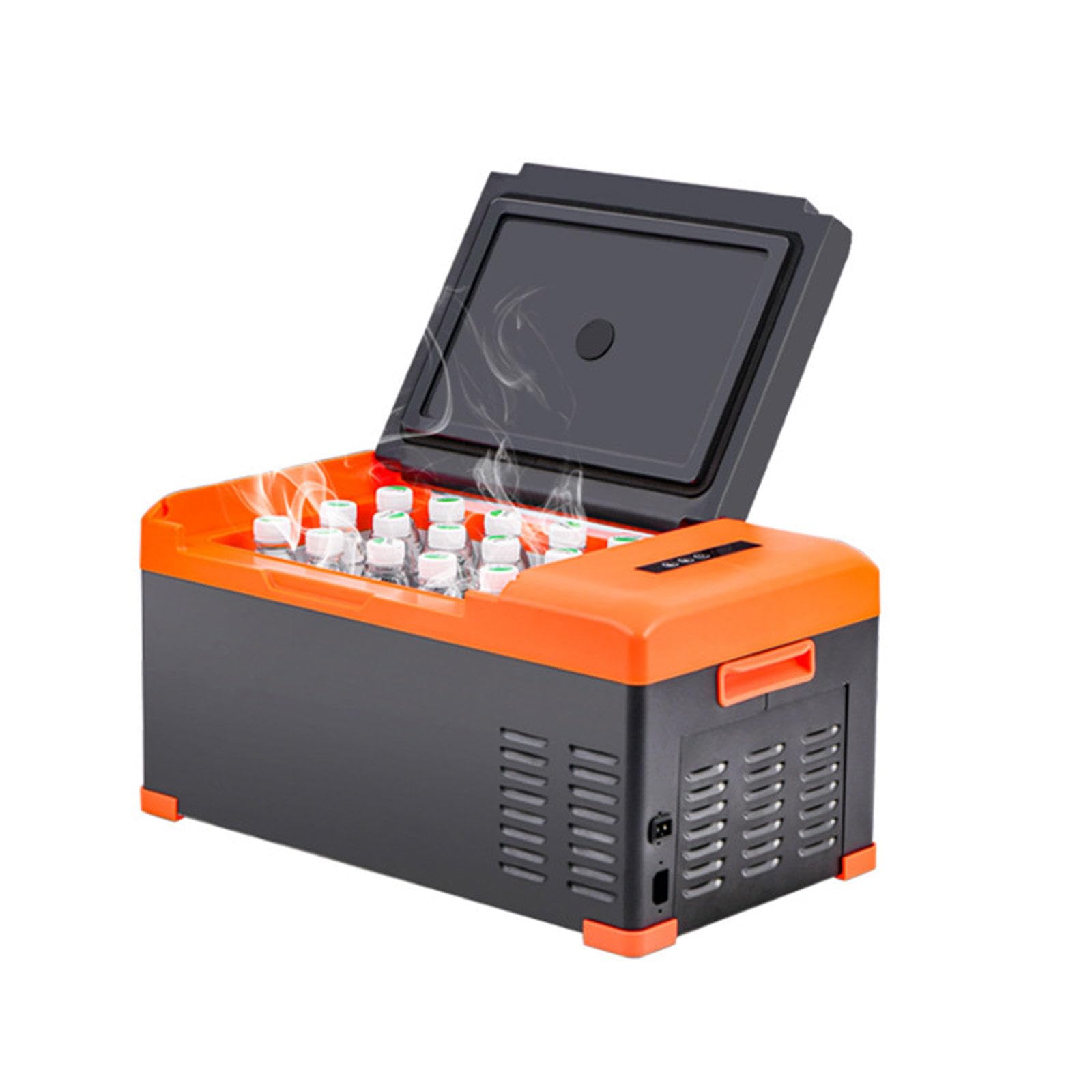 Refrigerador para AutomóVil de 12/24 V, Refrigerador para AutomóVil de 20 L, Congelador PortáTil Refrigerador Compresor EléCtrico para VehíCulos Viaje para Acampar Al Aire Libre