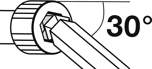 Miniatura 3 de PB Swiss Tools Llaves hexagonales en L con extremo de bola PB 212Z.H-12 CN | 100% fabricado en Suiza | Juego de llaves Allen de 12 piezas (pulgadas)