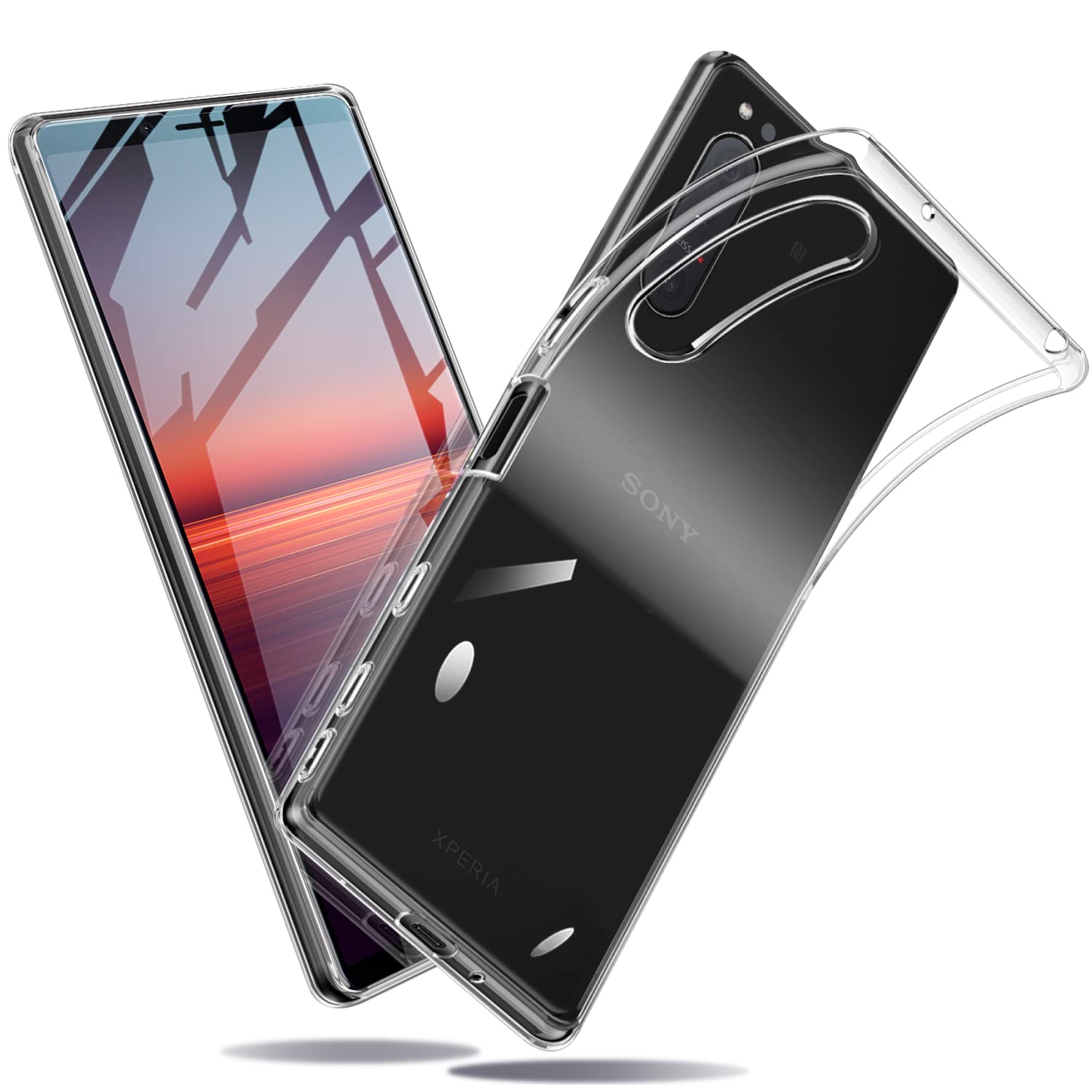 Amazon.co.jp: SONY Xperia 5ii ケース クリア 軽量 耐衝撃 TPU