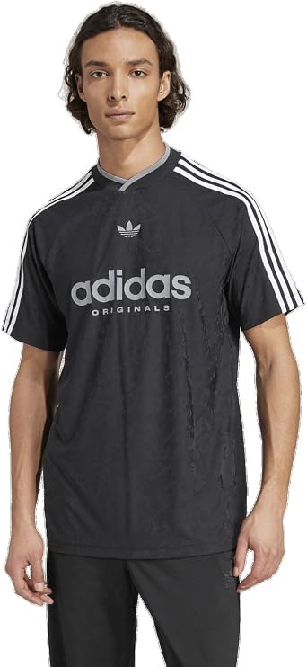 adidas Football Jersey - Men's (JW3907, Black/Pink)