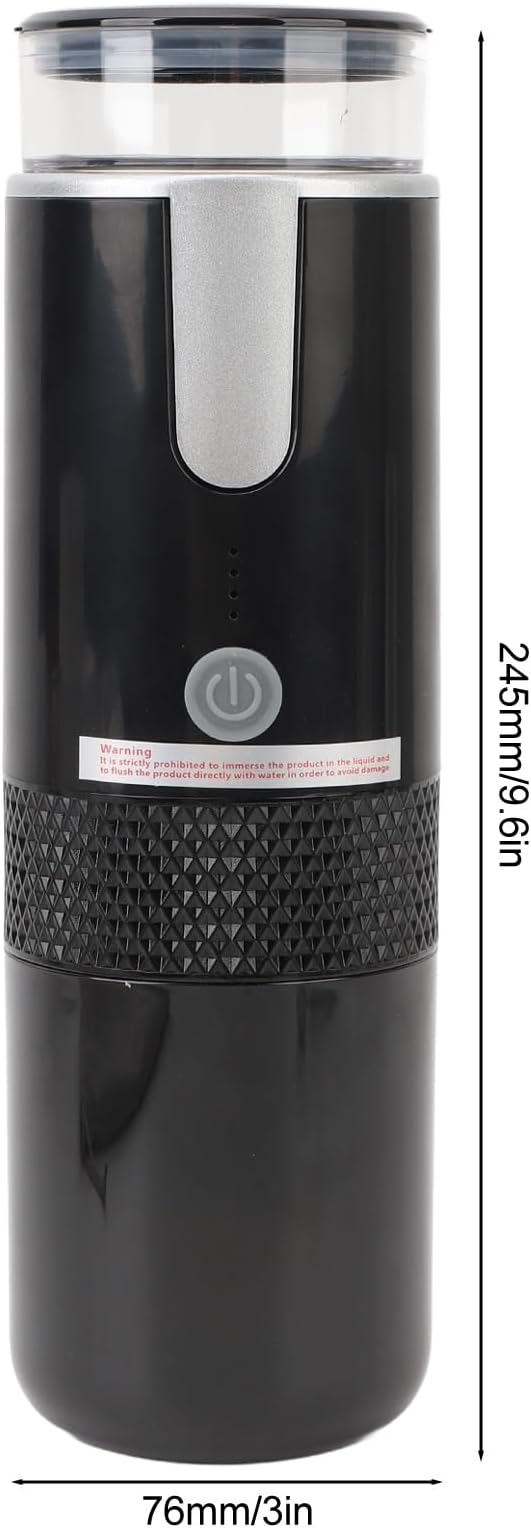 Cafetera Portátil Recargable con Extracción a Presión para Café Molido y Cápsulas miniatura 3