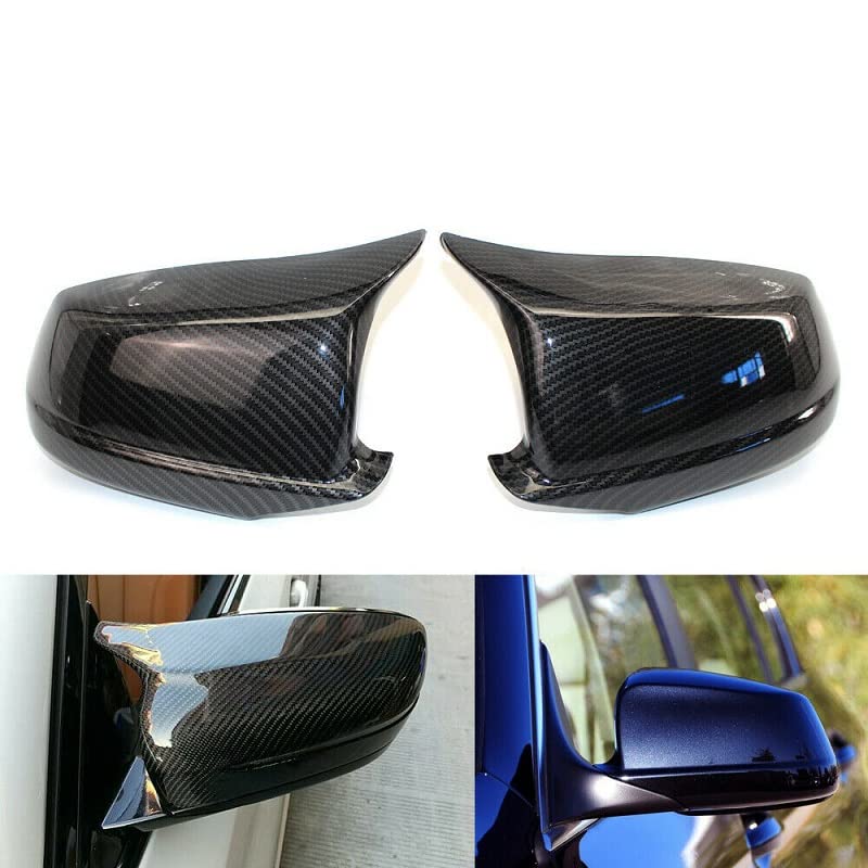 Coques Rétroviseurs BMW Série 5/6/7 F10 F11 F01 Etc. - Noir Brillant ABS - Installation Facile