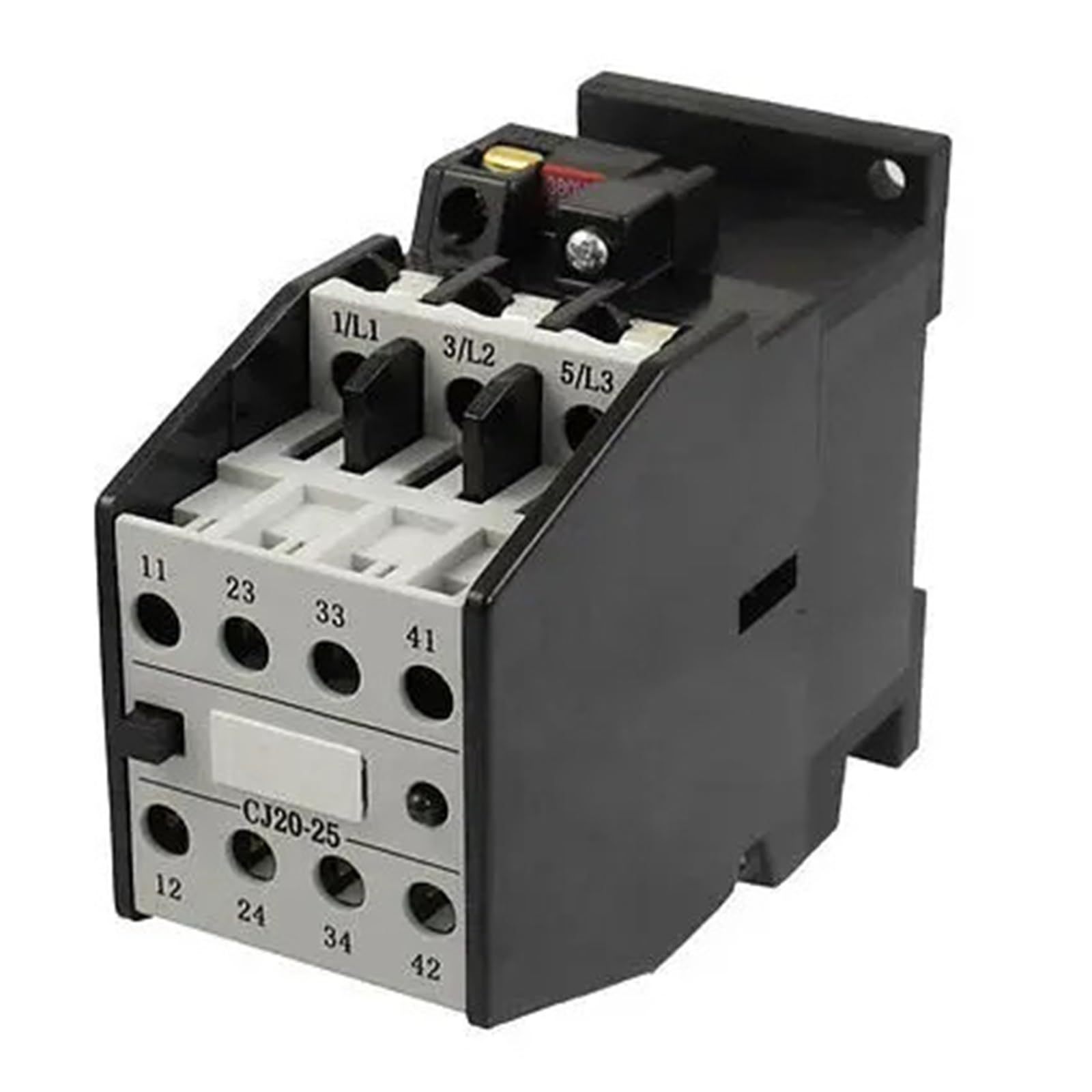 IVEKYKIBC CJ20-25 Motor Control 32A 380V 50Hz Coil 3 Pole 2NO 2NC AC Contactor