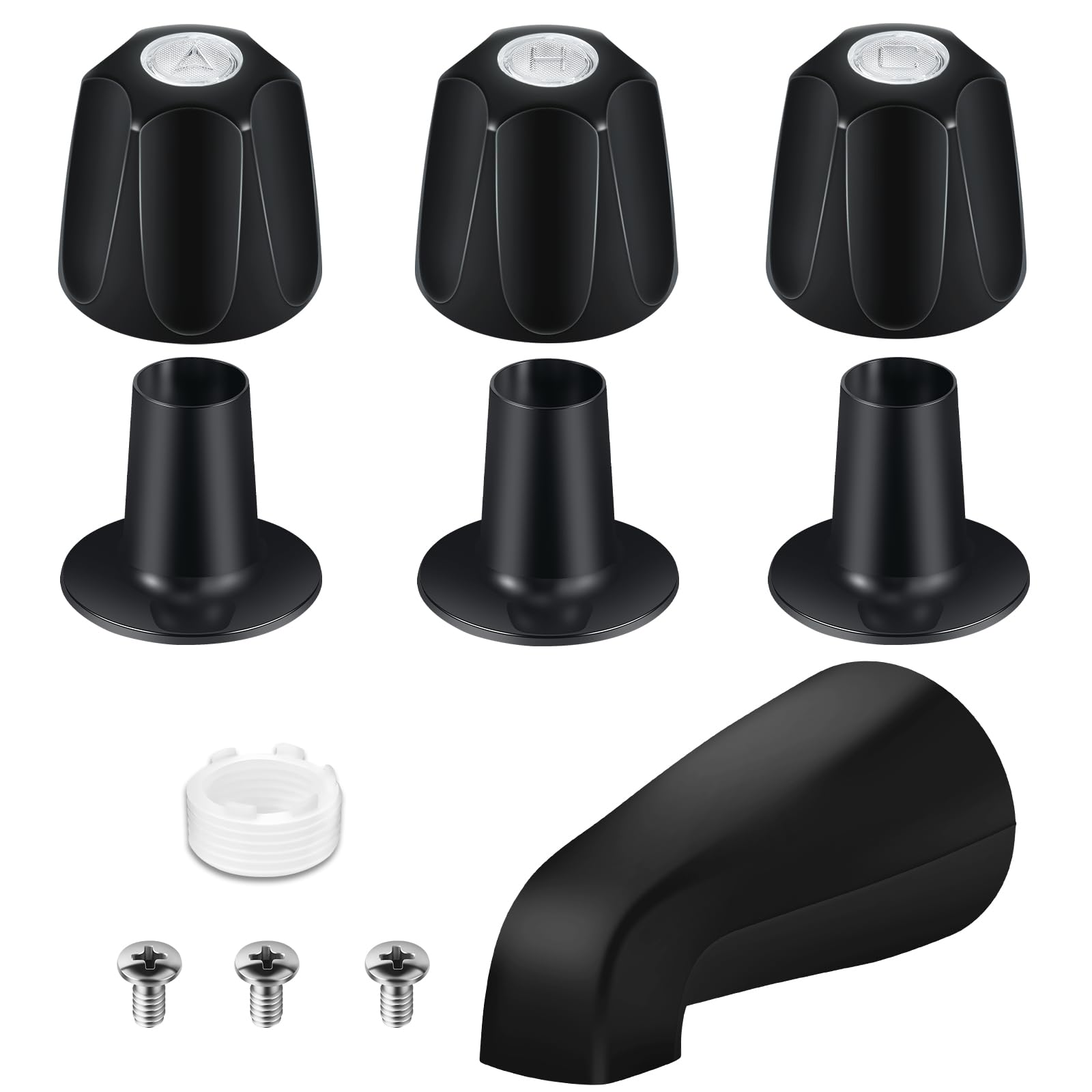 Coolfell Tub Shower Trim Kit Matte Black for Pfister Verve