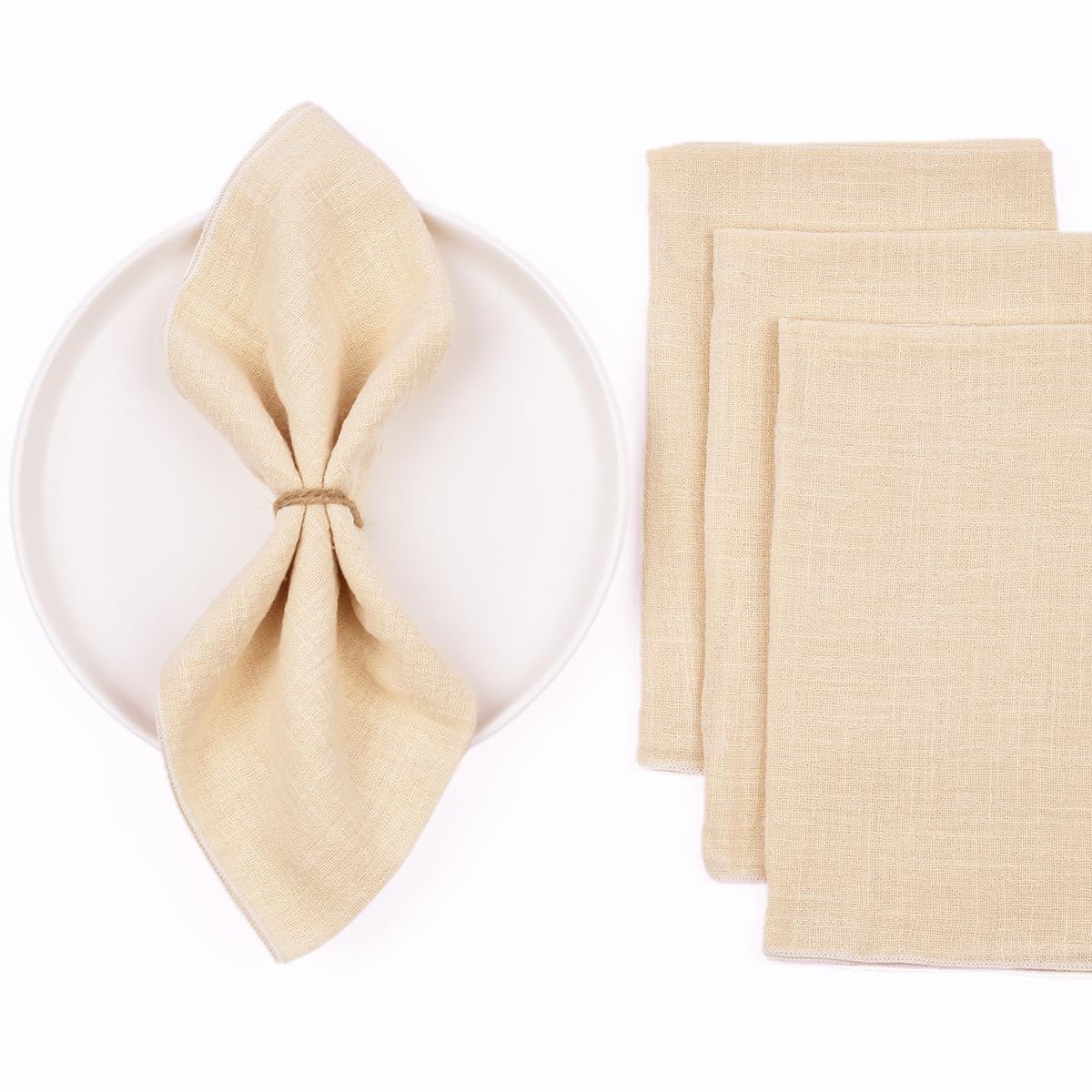 Juego Mantel Y Servilletas De Tela Servilletas Tela Algodón 16.5x16.5  Pulgadas - Juego 4 Unidades - Para Bodas, Navidad Y Cenas Juego Servilletas  Tela Para Bodas Cenas, image size:1200x1200