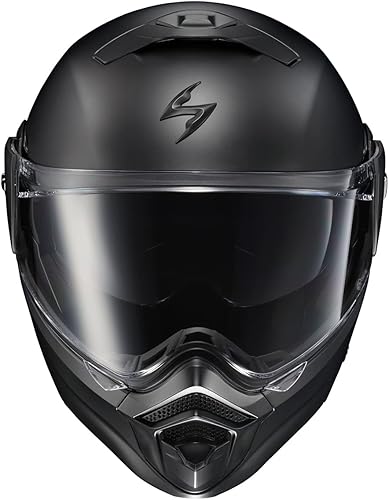 Miniatura 6 de ScorpionEXO AT960 - Casco modular de motocicleta de calle de aventura con bolsillos para altavoces listos para Bluetooth, aprobado por DOT ECE,