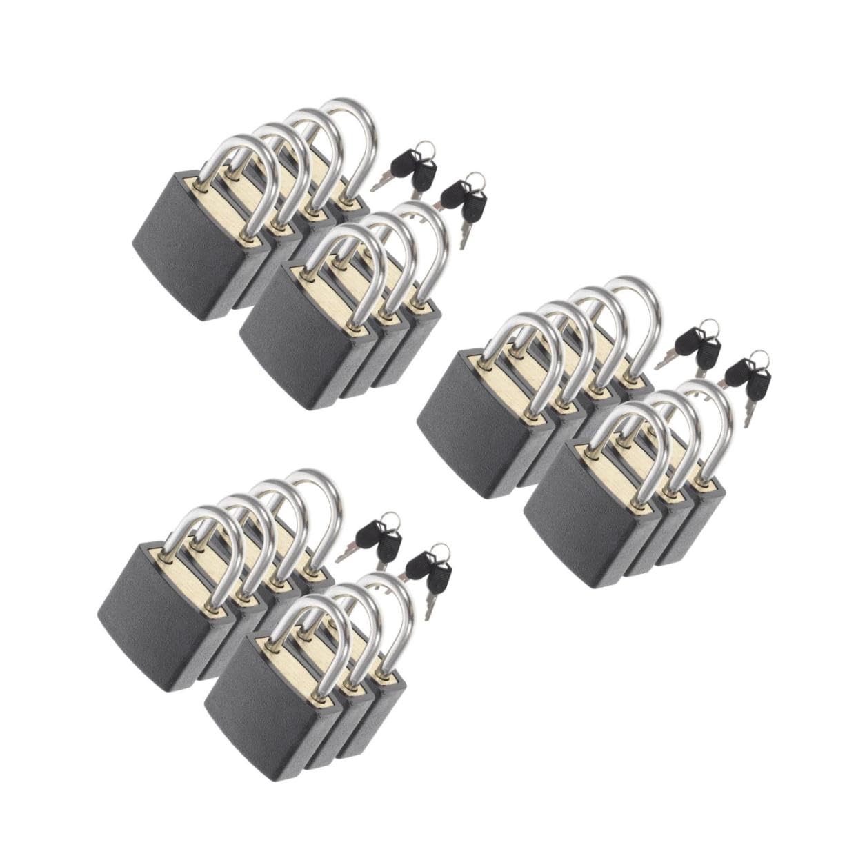 LIFKOME 21piezas Candados Para Equipaje Con Llaves Para Mochila Gimnasio y Taquillas Diseño Práctico y Portátil