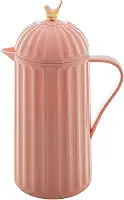 WOLFF Garrafa Térmica de Plástico Bird Nude 1L - Enxoval - Organização - Decoração - Cozinha - Mesa Posta - Utilidades Domésticas - Perfeita Para Café e Chá