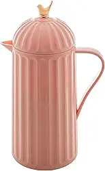 WOLFF Garrafa Térmica de Plástico Bird Nude 1L - Enxoval - Organização - Decoração - Cozinha - Mesa Posta - Utilidades Domésticas - Perfeita Para Café e Chá