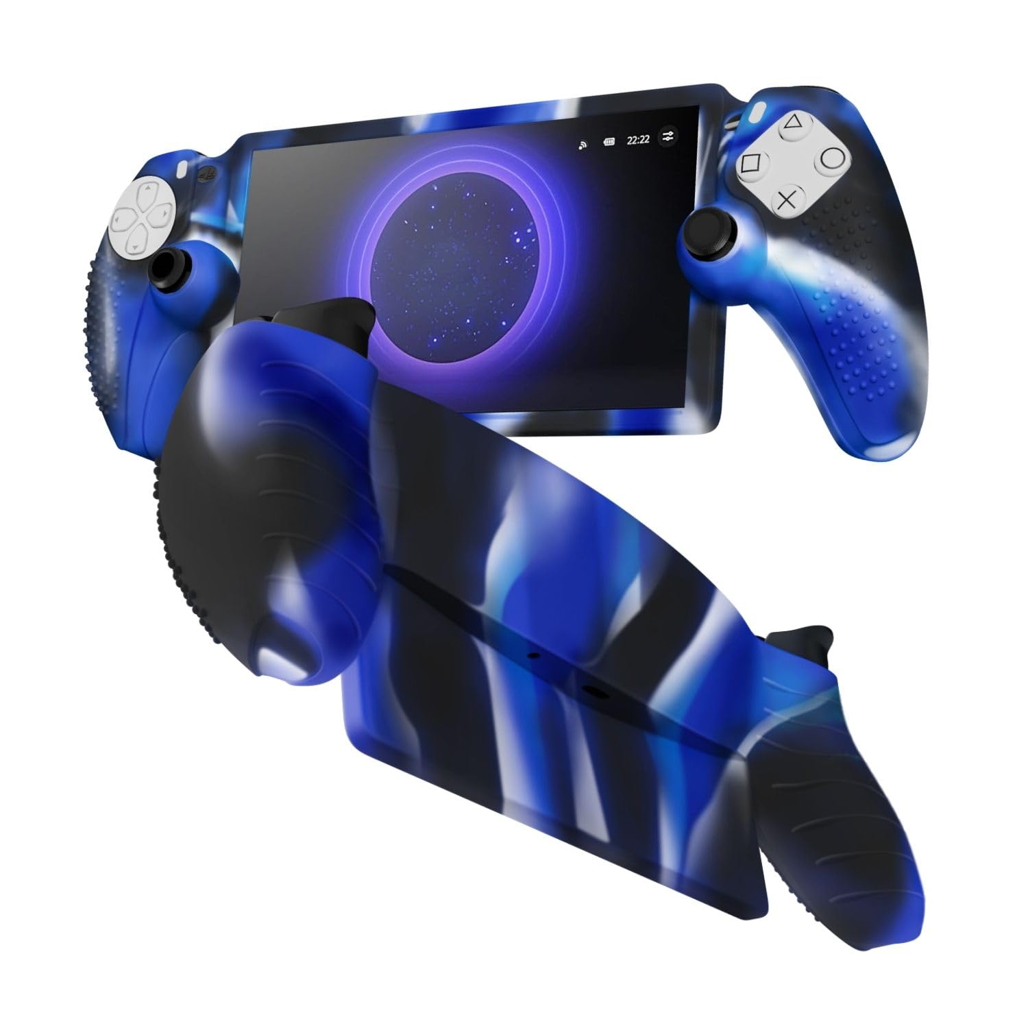 TNP Coque protectrice en Silicone pour PlayStation Portal - Protection Coque de Peau pour boîtier PS Portal avec antidérapant, Absorption des Chocs, Anti-Traces de Doigts, résistante aux