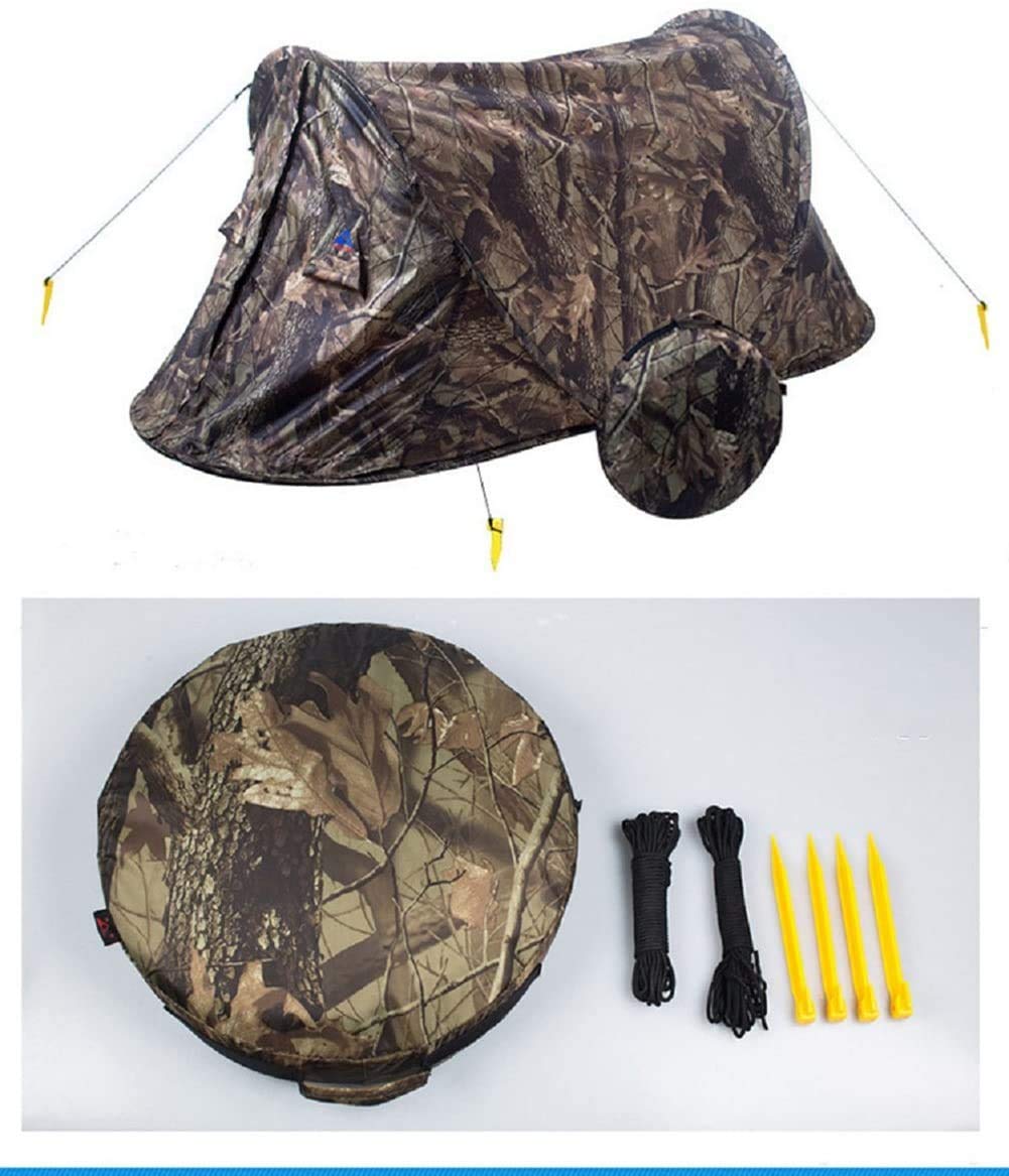 Portable Outdoor 2-Person Camouflage Camping Hiking Easy Installation Instant Pop-Up Tent, Waterproof, Ultra-Light Hiking, Camping, Hunting, Fishing Pop-Up Tent : Sports & Outdoors