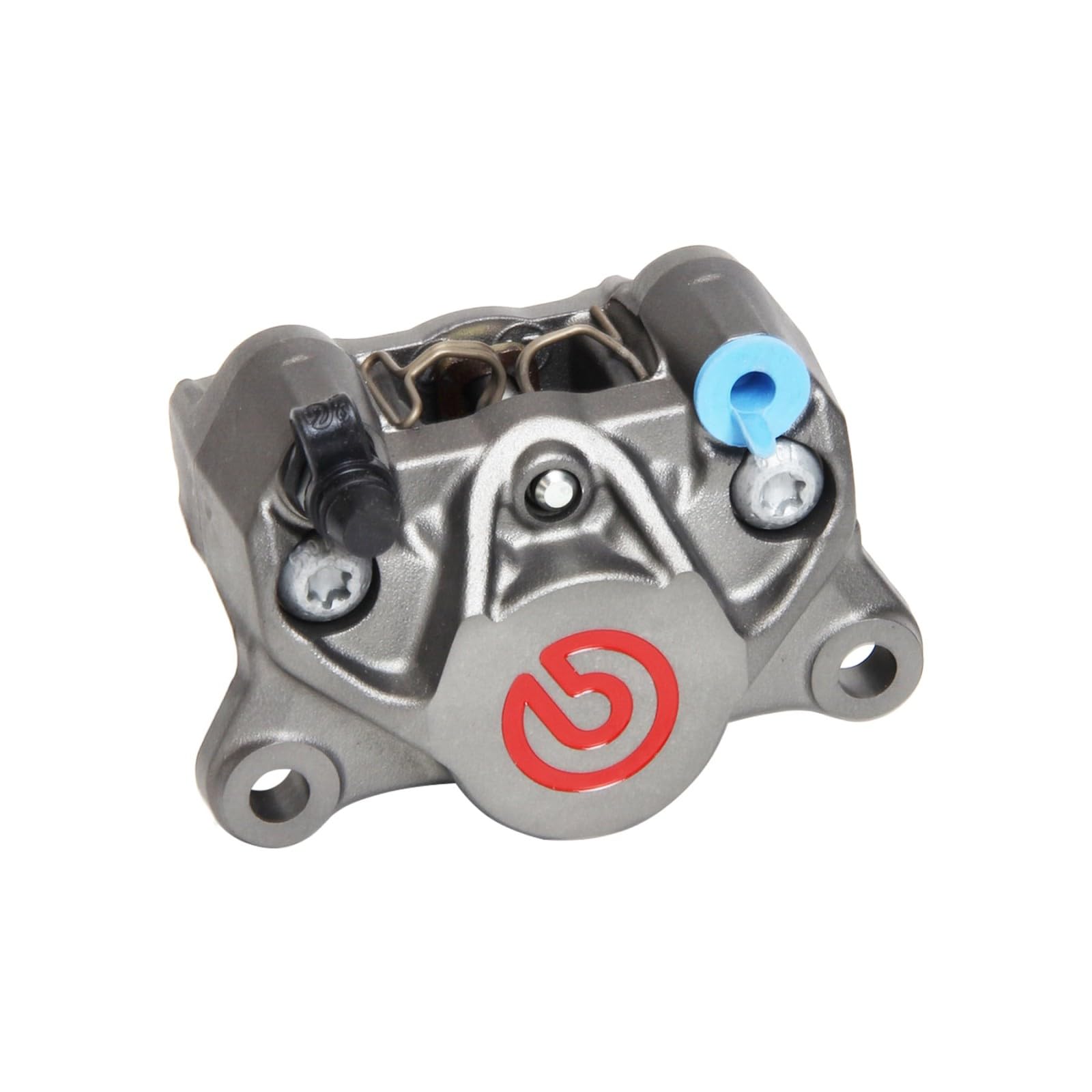 brembo P2-RS84 2P Caliper, φ1.3 inches (34 mm), Titanium, Red Logo