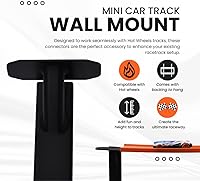 Vista 3 de Conectores de Pared para Pista de Carreras de Juguetes Compatibles con Hot Wheels Accesorio de Construcción de Pista Infantil Rampas y Pistas