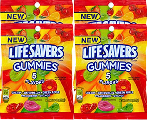 Lifesavers Gummies Original Gummy Snacks Snack Care Package For College, Military, Sports Net Wt 3.6 Oz (4) #TOP16