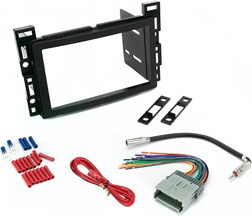 SCOSCHE Instalar Centric ICGM11BN Compatible con Selectos GM 2004-09 Solución de instalación básica completa doble DIN para instalar un estéreo de