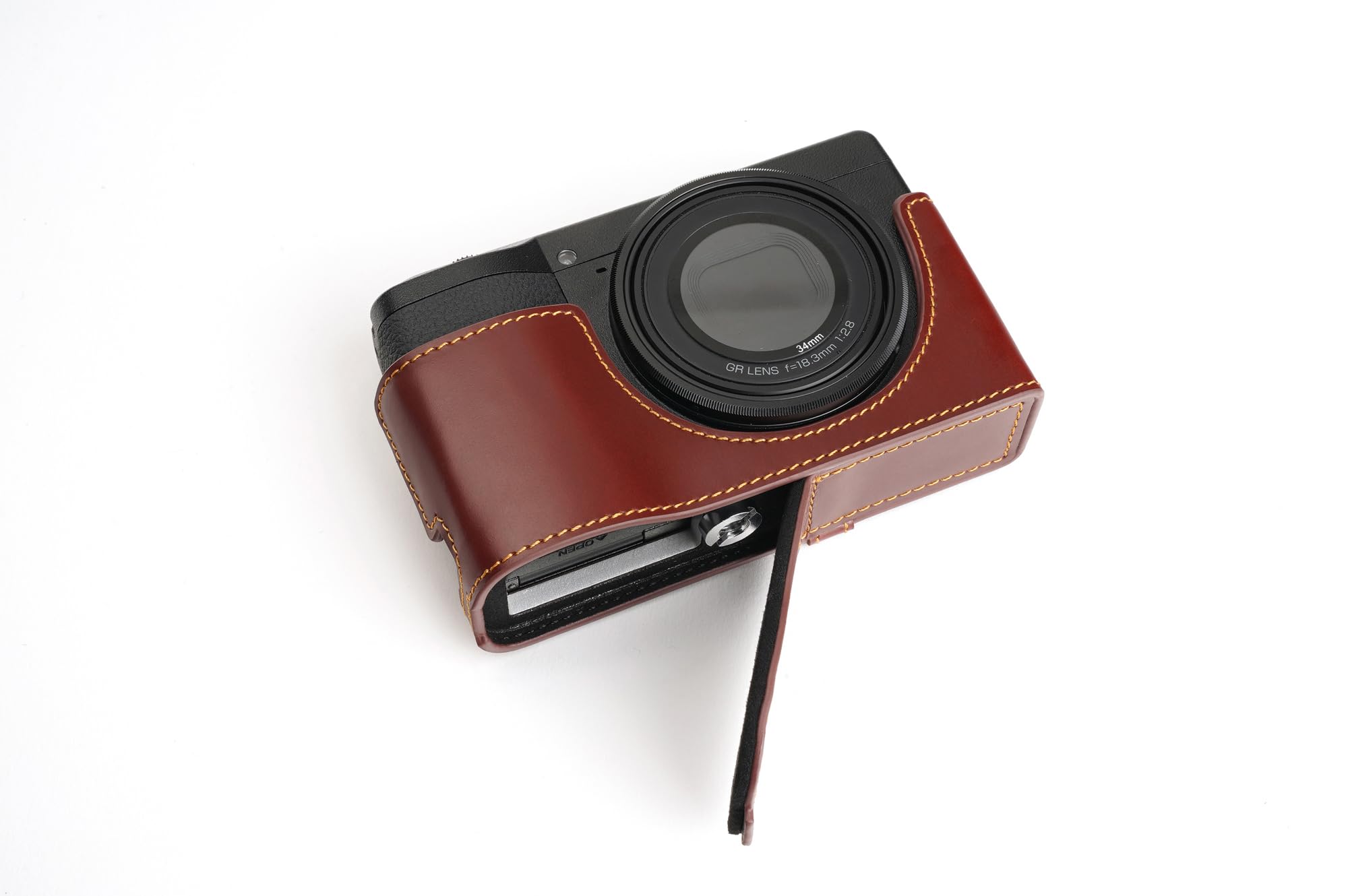 Amazon | TP Original Ricoh GR III GR3 専用 本革 ボディケース＋