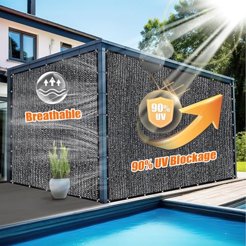 Toldo Rectangular Resistente a desgarros con ojales y protección UV 3