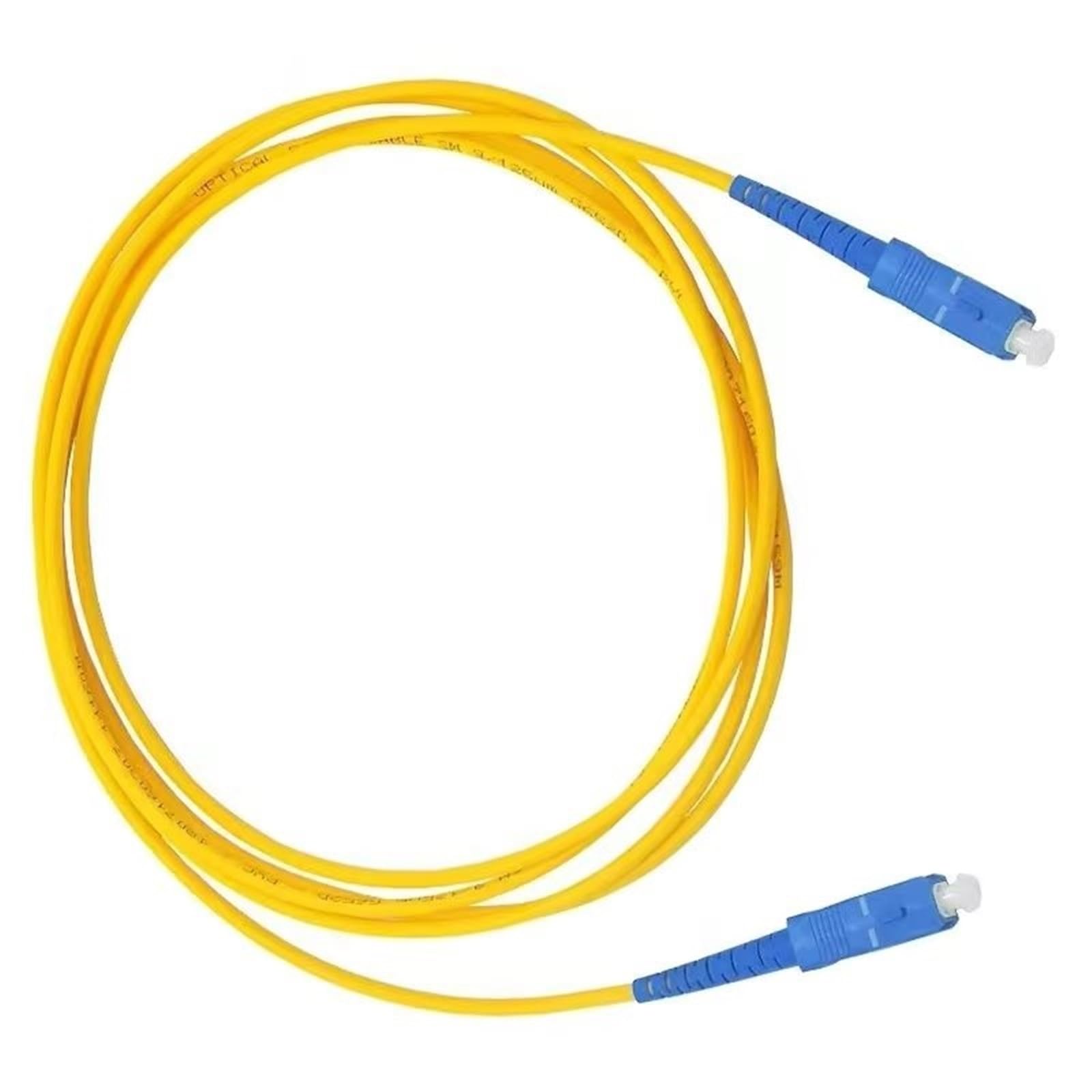 Cavalier à fibre optique SC-SC UPC 1-30m, cordon de raccordement monomode 20M 15M 10M, câble d'extension Simplex FTTH(SC-SC 30m 1pc)