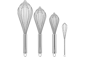 HOTEC Essential Whisk Sets for Cooking - Elevate Your Culinary Delights