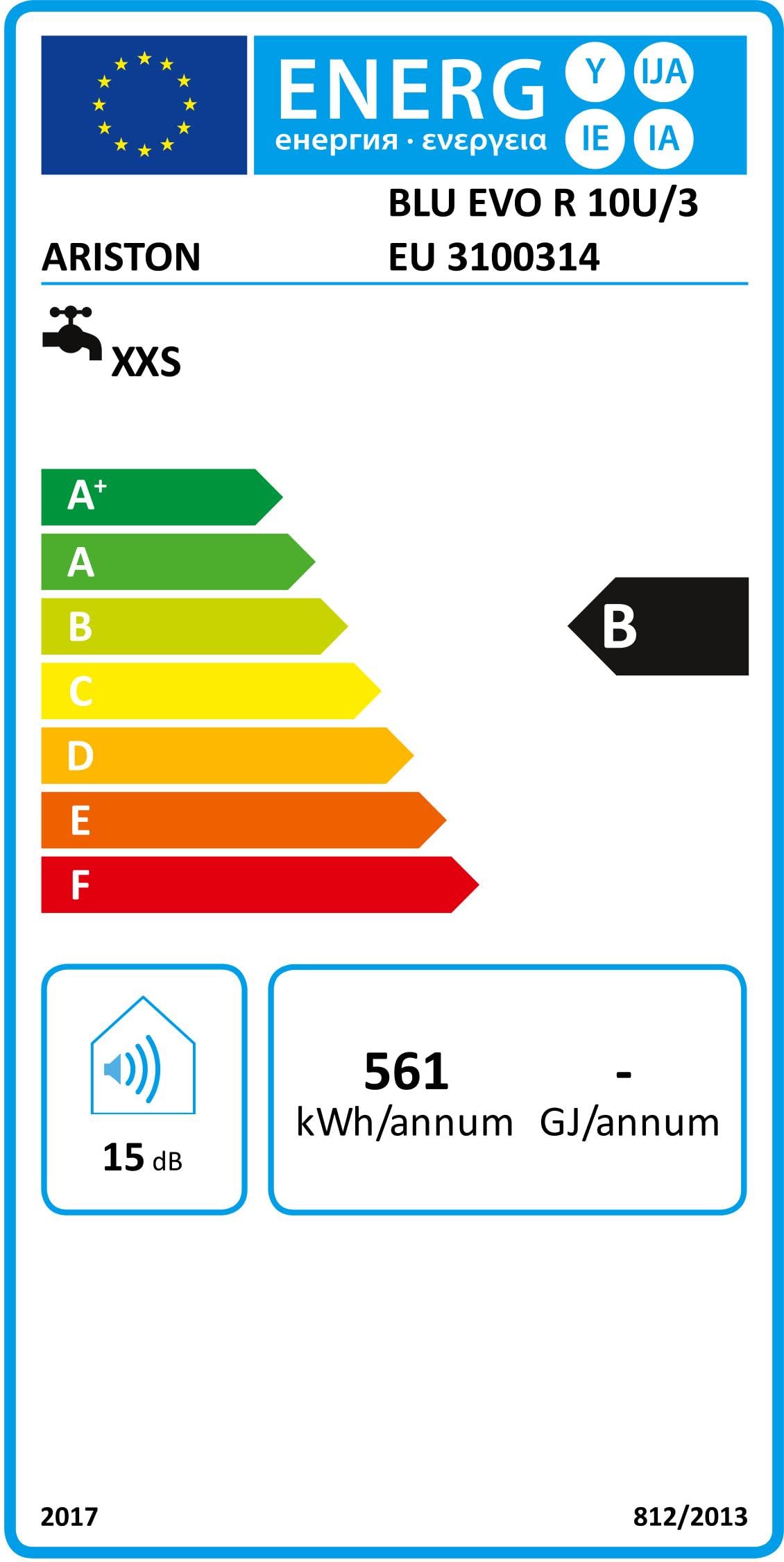 Ariston Scaldabagno Elettrico 15 Litri, Sottolavello, Bianco