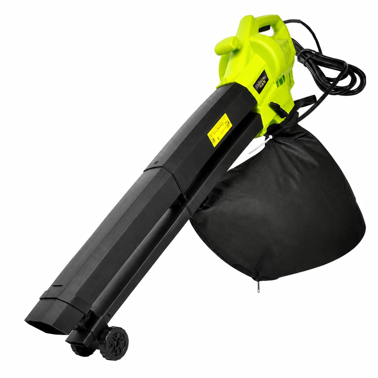 Aspiratore e Trituratore per Foglie da Giardino 3000 W 3 in 1, con Sacchetto di Raccolta da 40 L, Soffiatore Leggero per la Cura del Prato per una Pulizia Senza Sforzo del Cortile, Elettrico