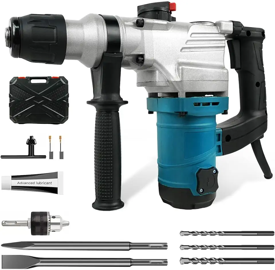 Furadeira de Impacto Elétrica 950W - 3 Modos - 3600 RPM, 2500 BPM - Inclui Acessórios e Maleta - Ideal para Profissionais e DIY - Perfura Concreto, Madeira, Aço(110V)