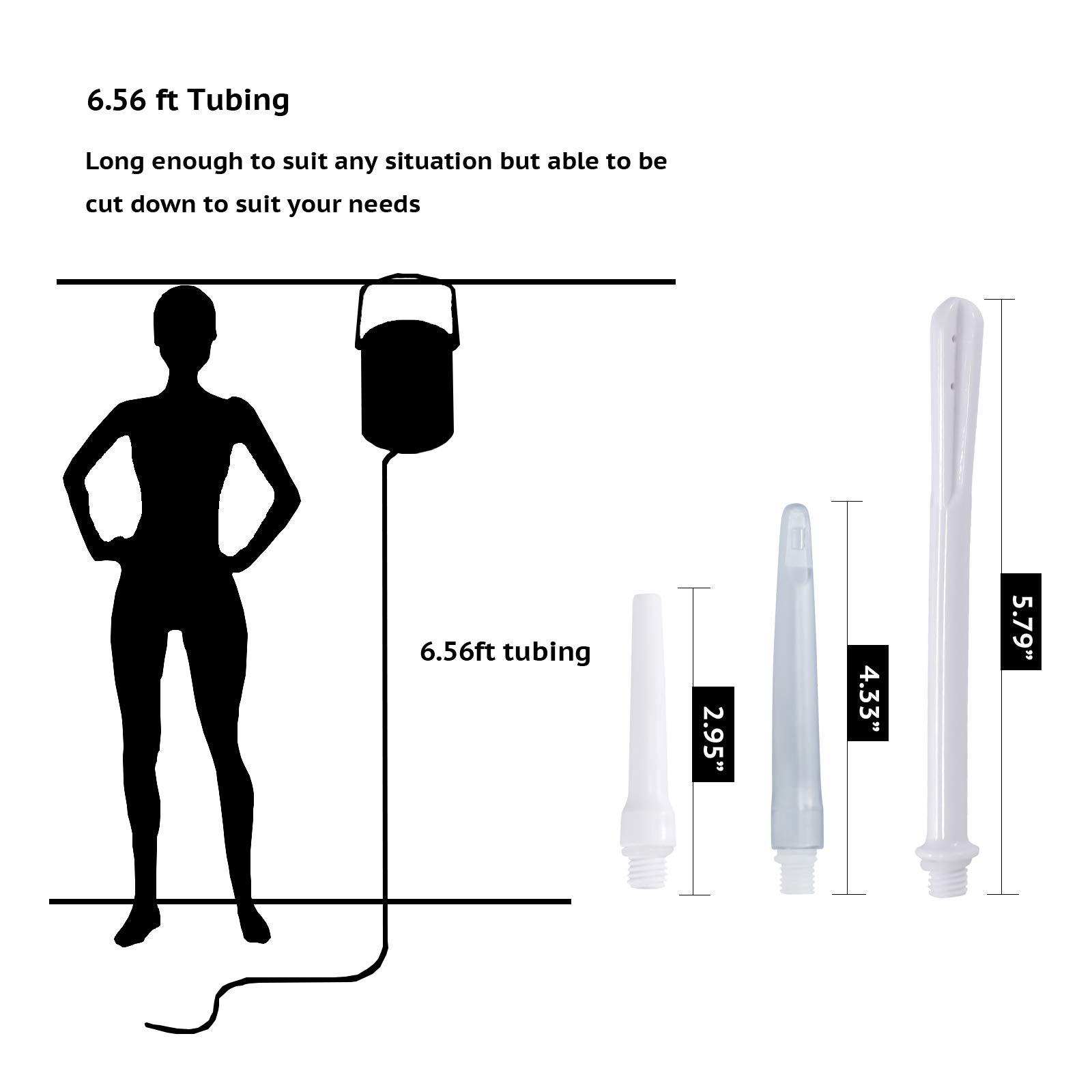 Buy TopQuaFocus Enema Bucket Non Toxic. 2 Quart Capacity Enema Kit for