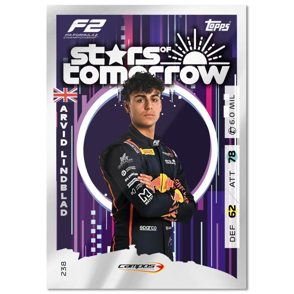 Topps Turbo Attax Formula 1 2025 - Caja completa - contiene 24 paquetes de Turbo Attax (240 tarjetas).