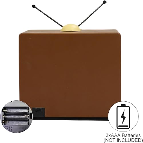 Miniatura 5 de MOMENTS IN TIME Escena navideña de pueblo retro de 6" con tren animado, luces LED, reproduce 8 canciones clásicas navideñas, funciona con pilas,