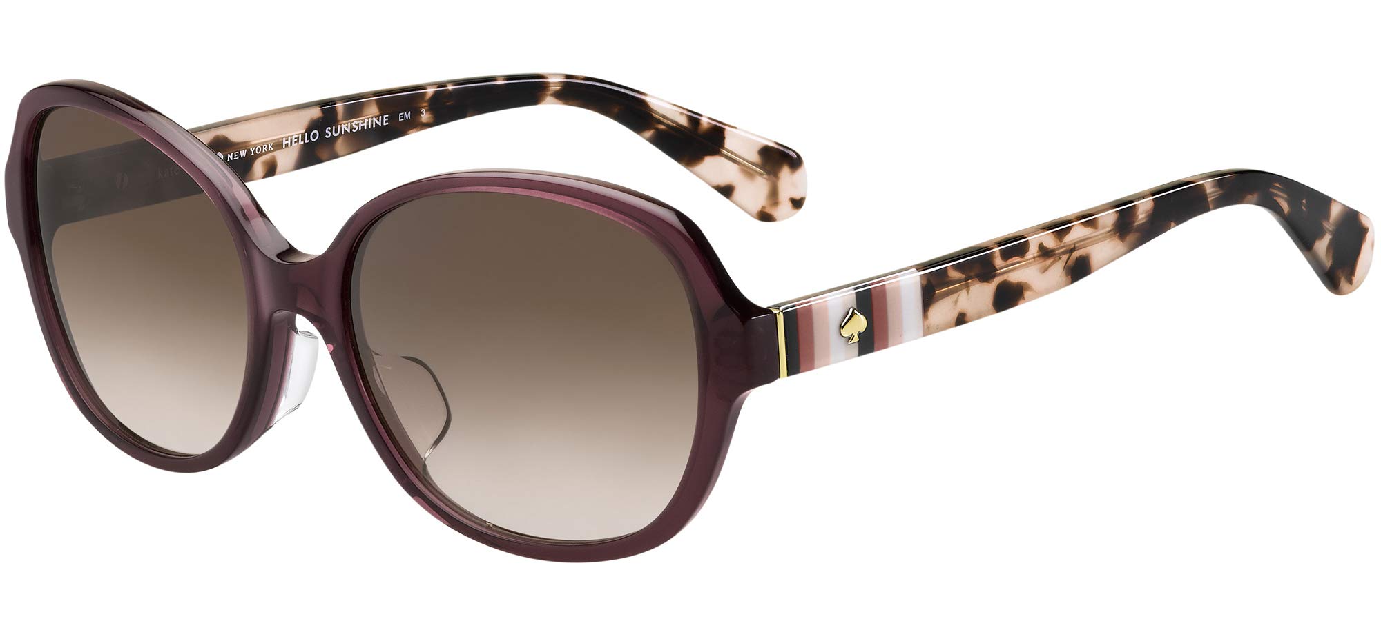 KATE SPADE KS-CAILEE-FS-0T7-56 Sunglasses Size 56mm 140mm 18 plum SUNGLASSES Kate Spade Aglaia/S Sunglasses - main image 2