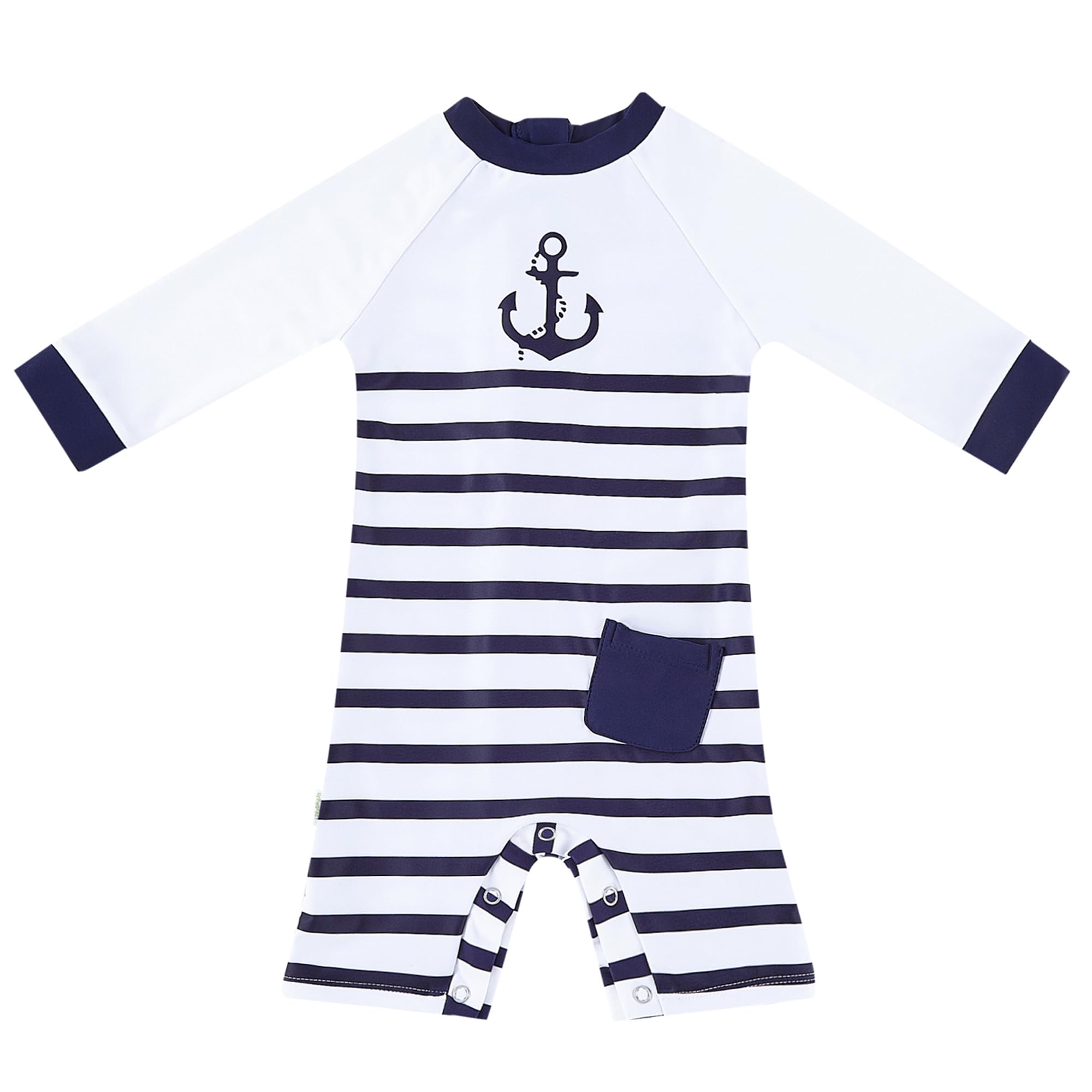upandfast Baby Jungen/Mädchen Badeanzug mit Knöpfen UPF50+ Badebekleidung Für Baby UV-Schutz