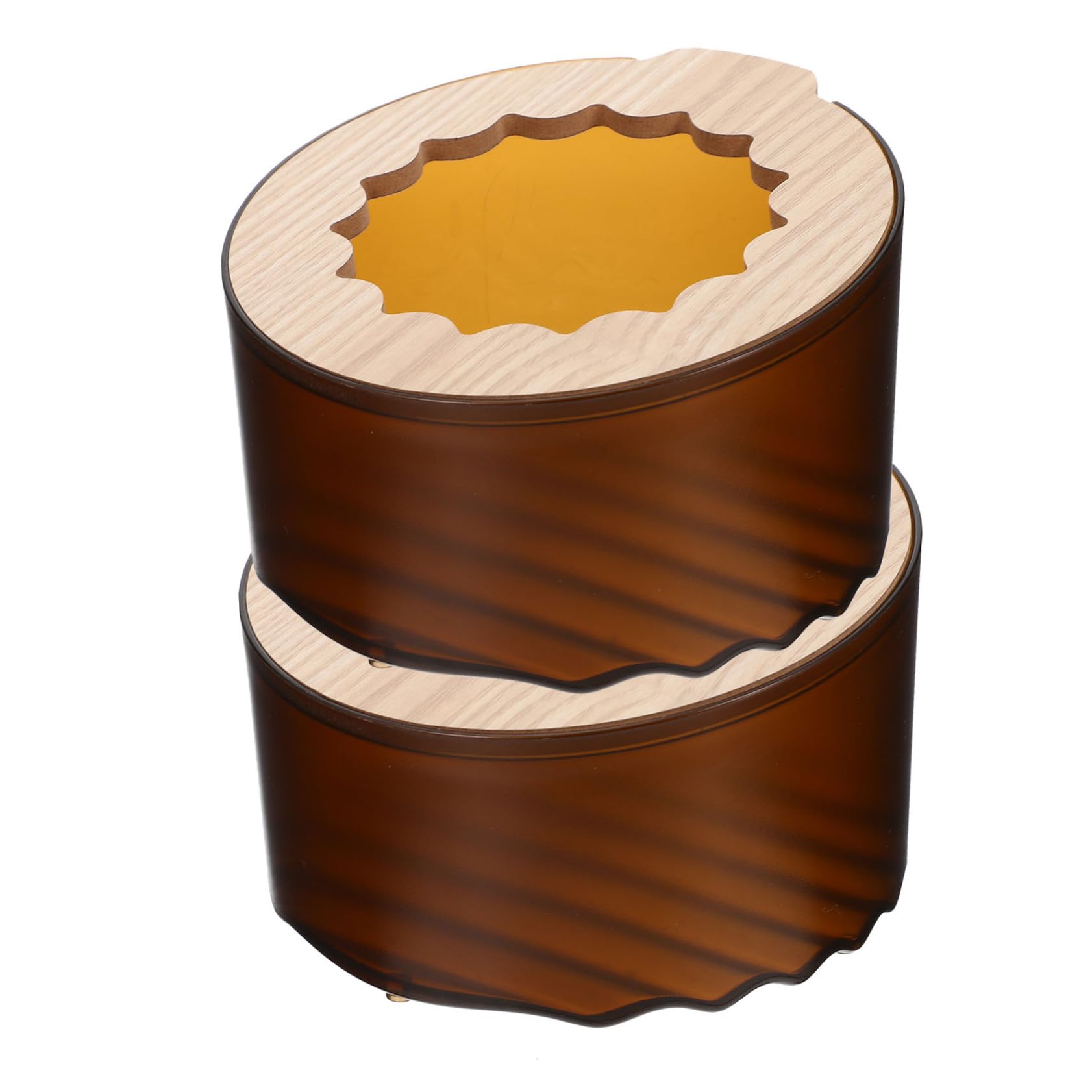 Bac à sable pour hamster en céramique BESPORTBLE | Lot de 2 cachettes pour petit rongeur