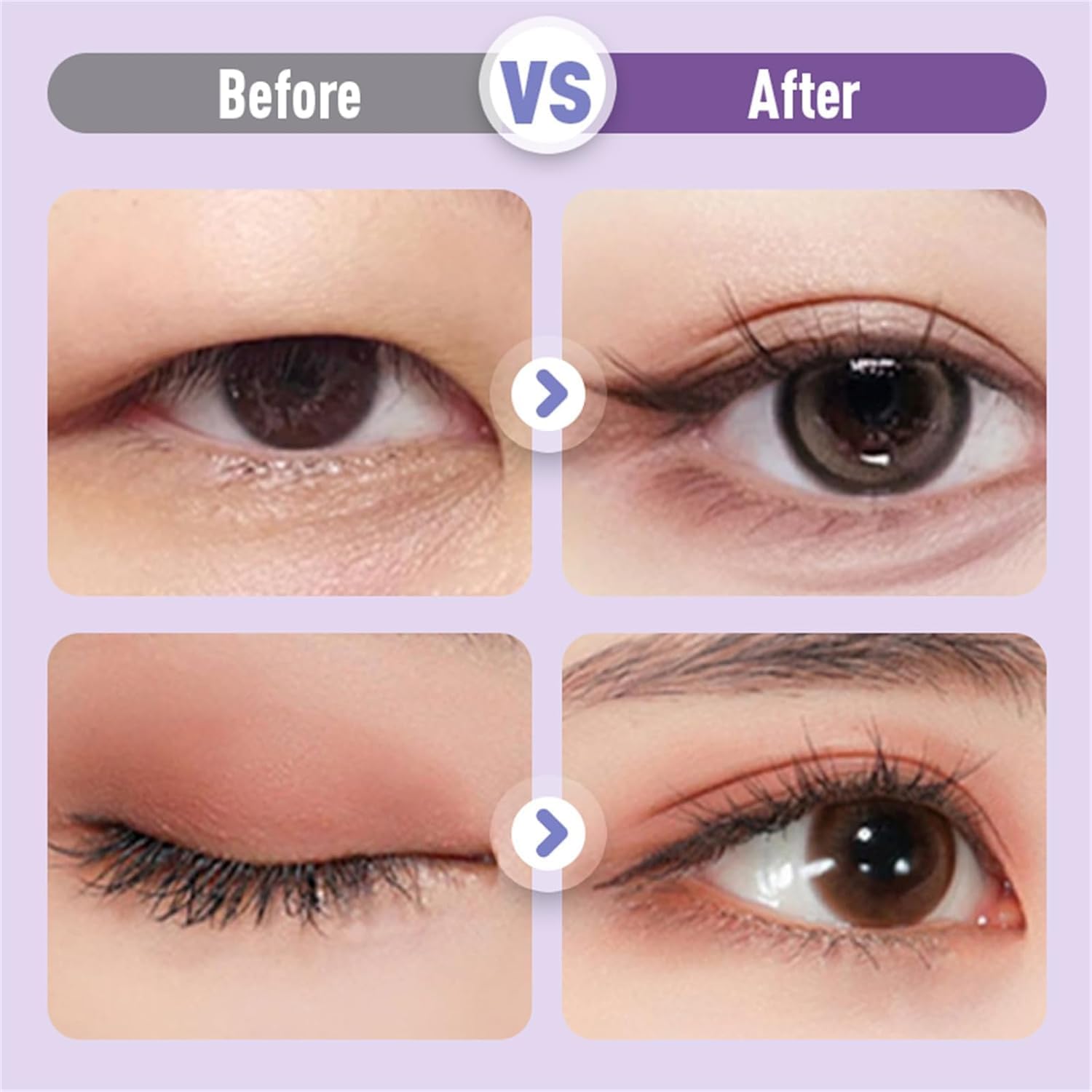 Crema per palpebre ad asciugatura rapida e lunga tenuta, crema per definire le doppie palpebre, crema lifting invisibile leggera, flessibile e senza pieghe, per palpebre cadenti