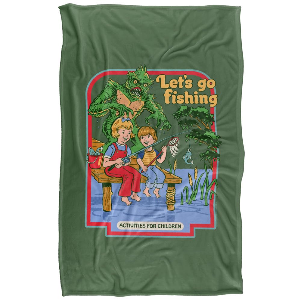 Steven Rhodes Let'S Go Fishing Silky Touch Super Soft Throw Blanket 91 X 147 Cm