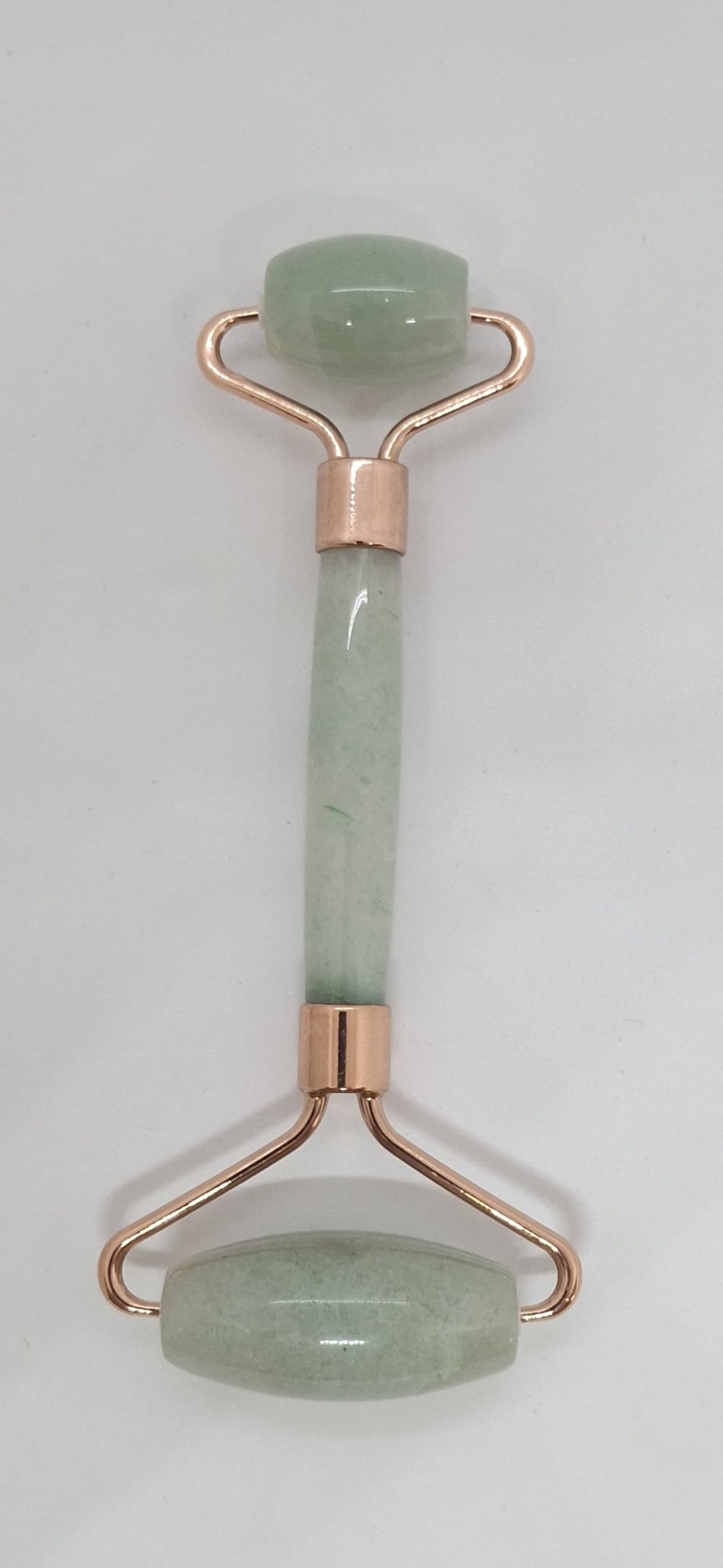 Lucky&Store Facial Massage Natural Color Green Jade Stone Roller Smooth Texture Natural Stone Width 4.50 cm / 2 cm