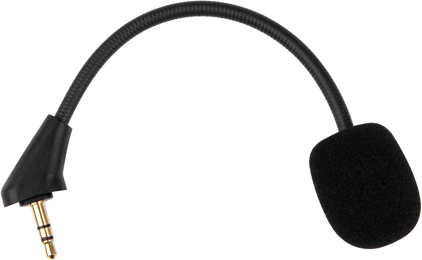 Game Mic Replacement for Kingston HyperX Cloud Alpha Gaming Headset, 3.5mm Headphone Microphone Boom