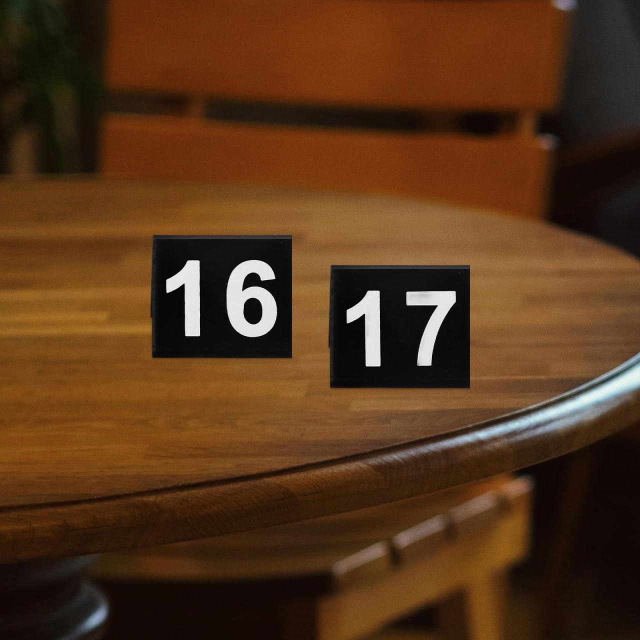 BESTYASH 20 numeri da tavolo double face in acrilico, 1-20 numeri da tavolo per ristoranti e matrimoni, segnaposto numerati per eventi