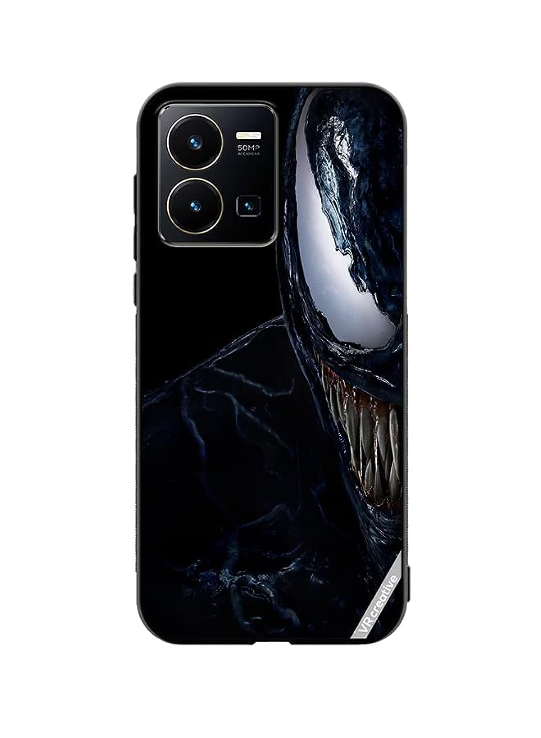 VR CreativeProtective Case Cover For Vivo Y35 Venom Design Multicolour