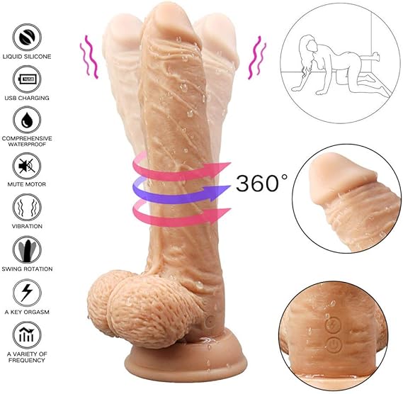 Consolador vibrador de Silicona Liquida, Consolador Vibrante ...