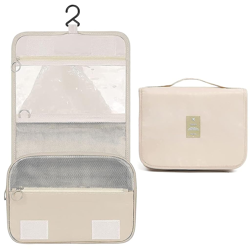 Foldable Hanging Travel Toiletry Bag Waterproof, Portable, Multi-Compartment Organizer for Cosmetics, Toiletries, Accessories, and Essentials on the Go-image-47