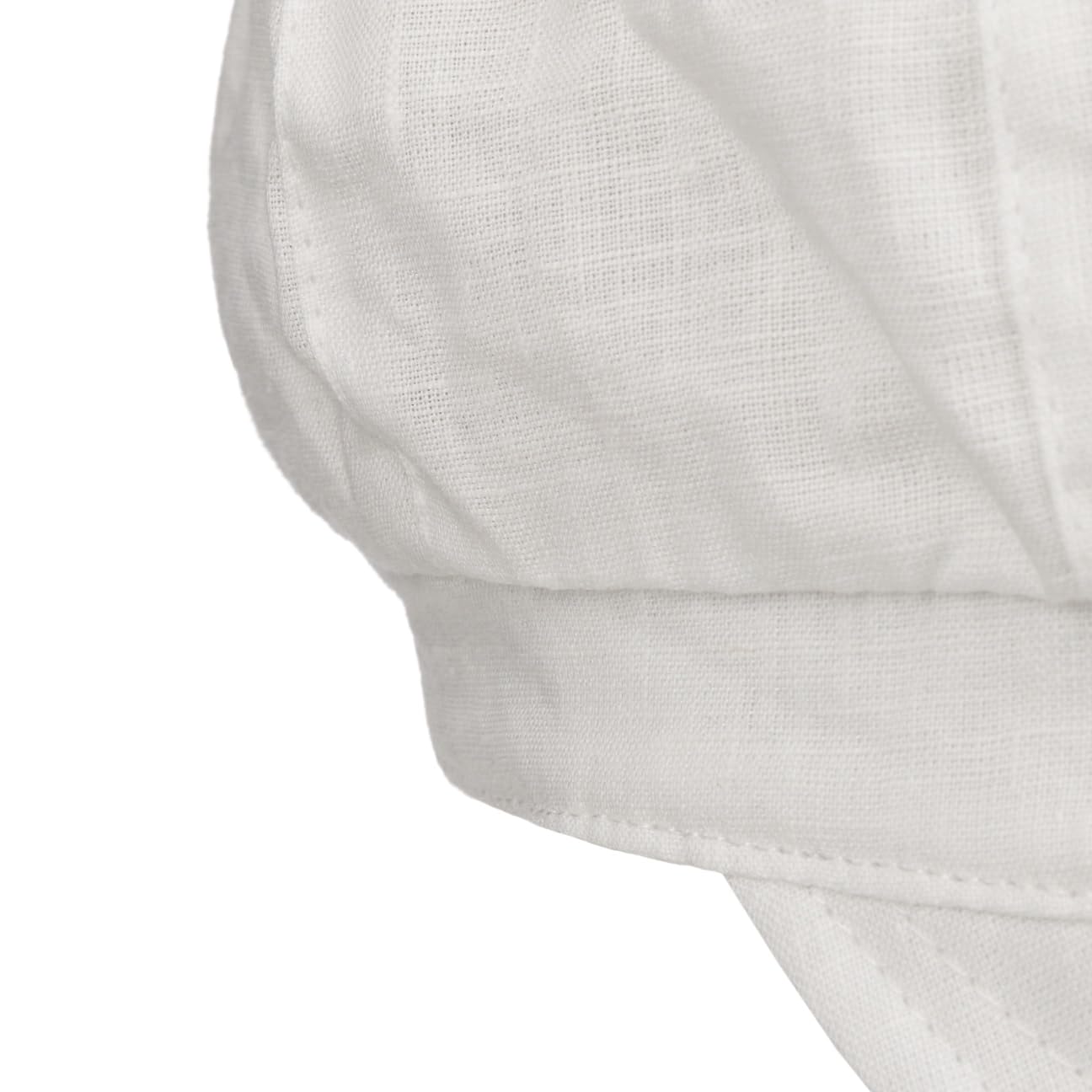 Lipodo Casquette Gavroche Reversible en Lin Bicolore Femme Printemps Ete