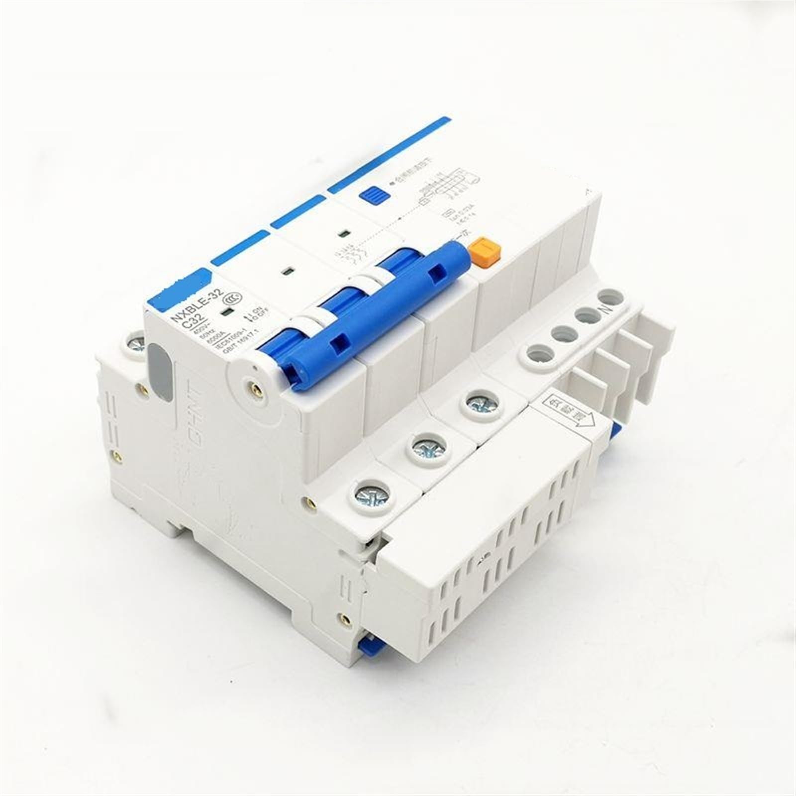 NXBLE-32 3P+N 30mA C6A 10A 16A 20A 25A 32A wyłącznik różnicowoprądowy RCBO 1 szt. (rozmiar: C16A)