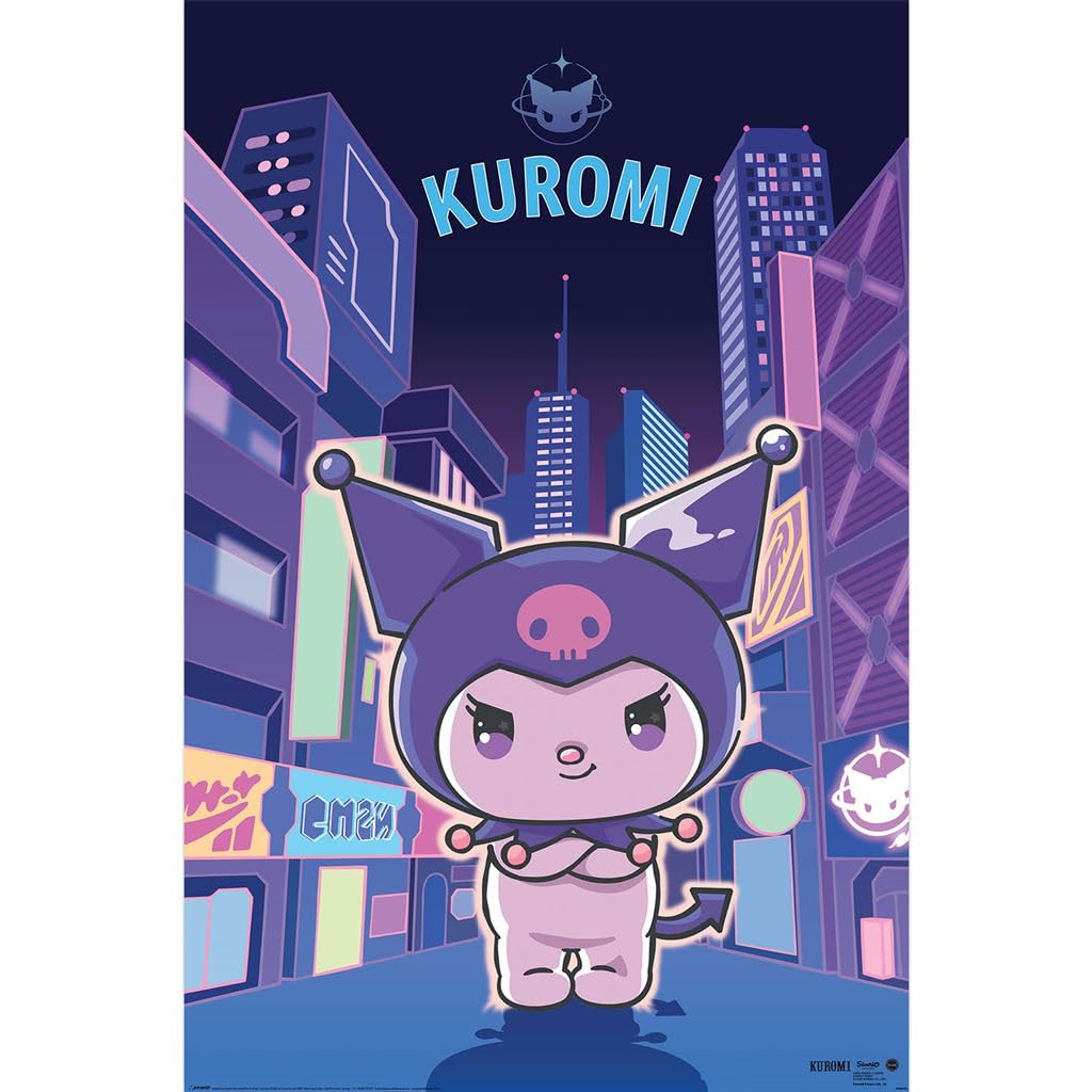 Hello Kitty Kuromi Poster - Brand New Licensed Ambition Maxi Poster 91.5 x 61cm