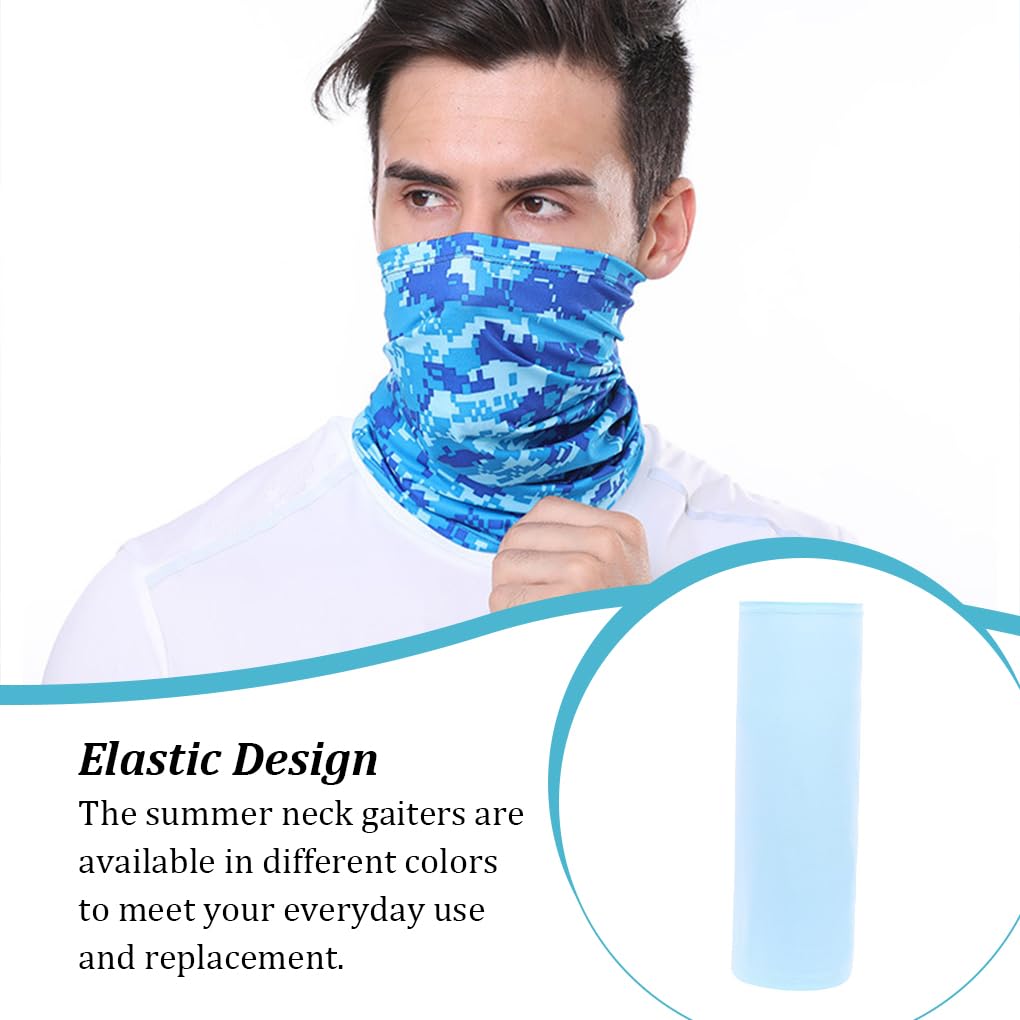 Scaldacollo in seta di ghiaccio passamontagna bandane sciarpe protezione antivento foulard ciclismo pesca arrampicata viola chiaro