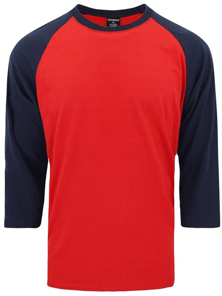 Amazon.com: VICTORIOUS Men's Baseball Raglan Tee Shirt 3/4