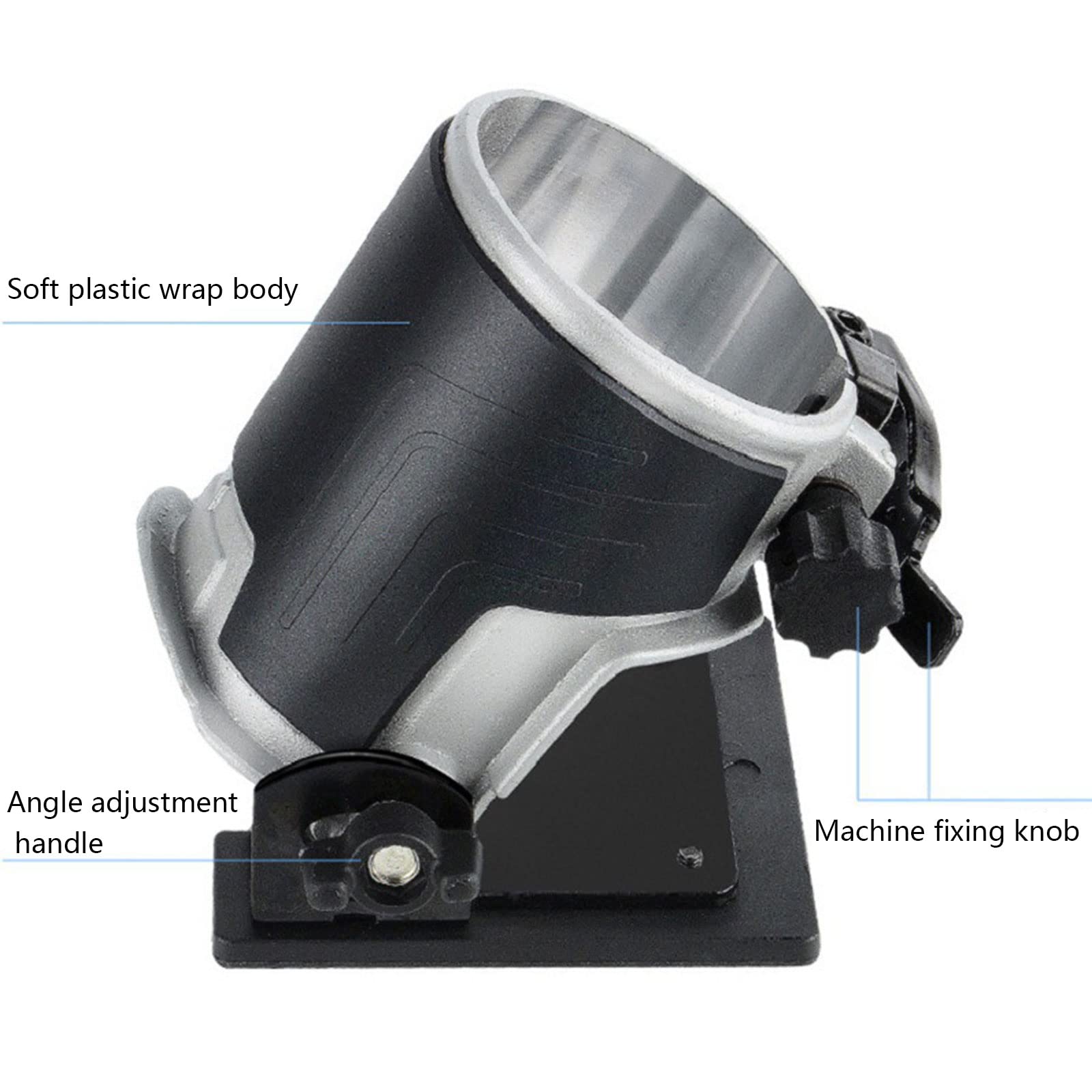 Base inclinable compacte de 65 mm pour couper les stratifiés pour base de débroussailleuse 3709 370 DRT50