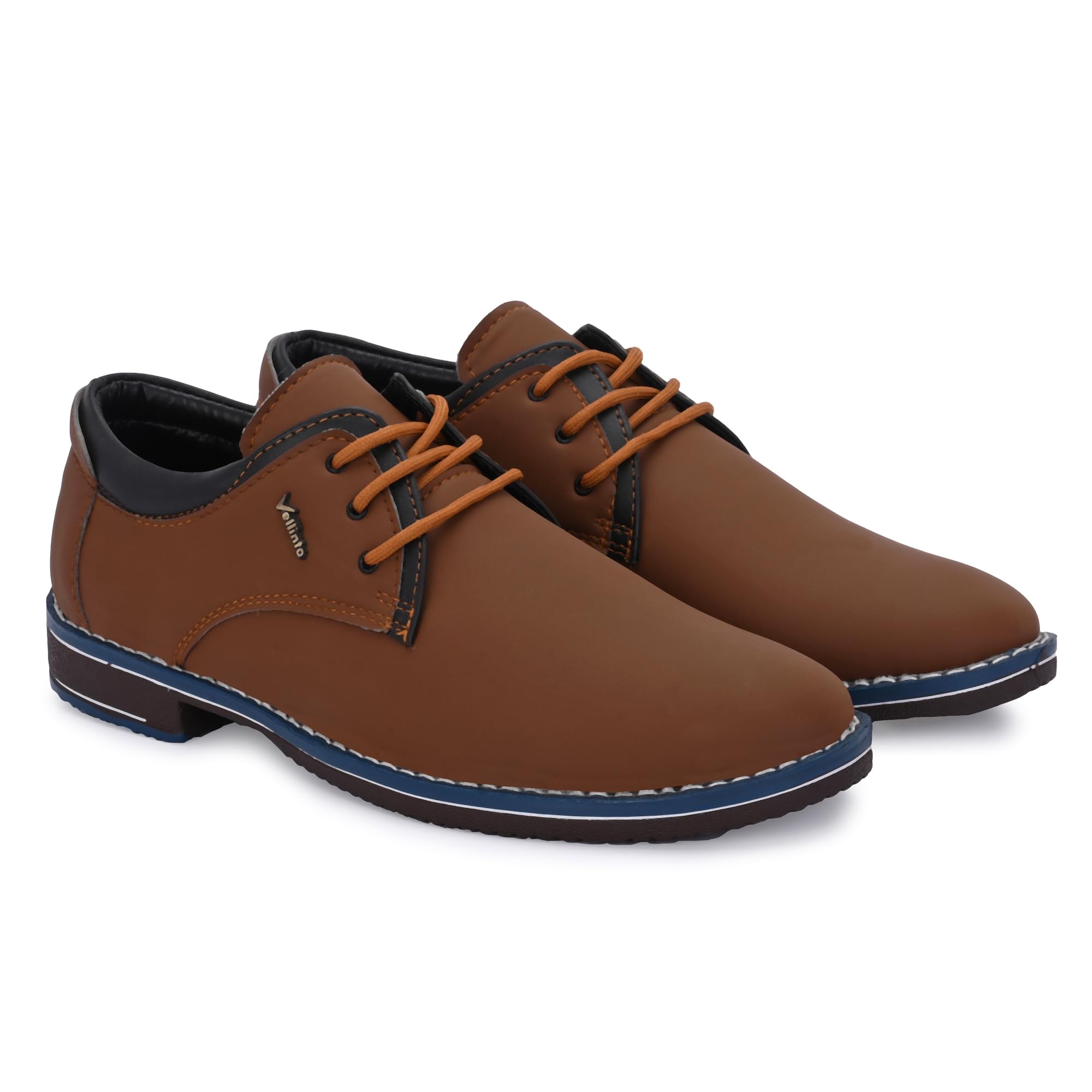vellinto Rickey Casual Derby for Men ll Synthetic Leather Casual Lace-up for Men-picture-50